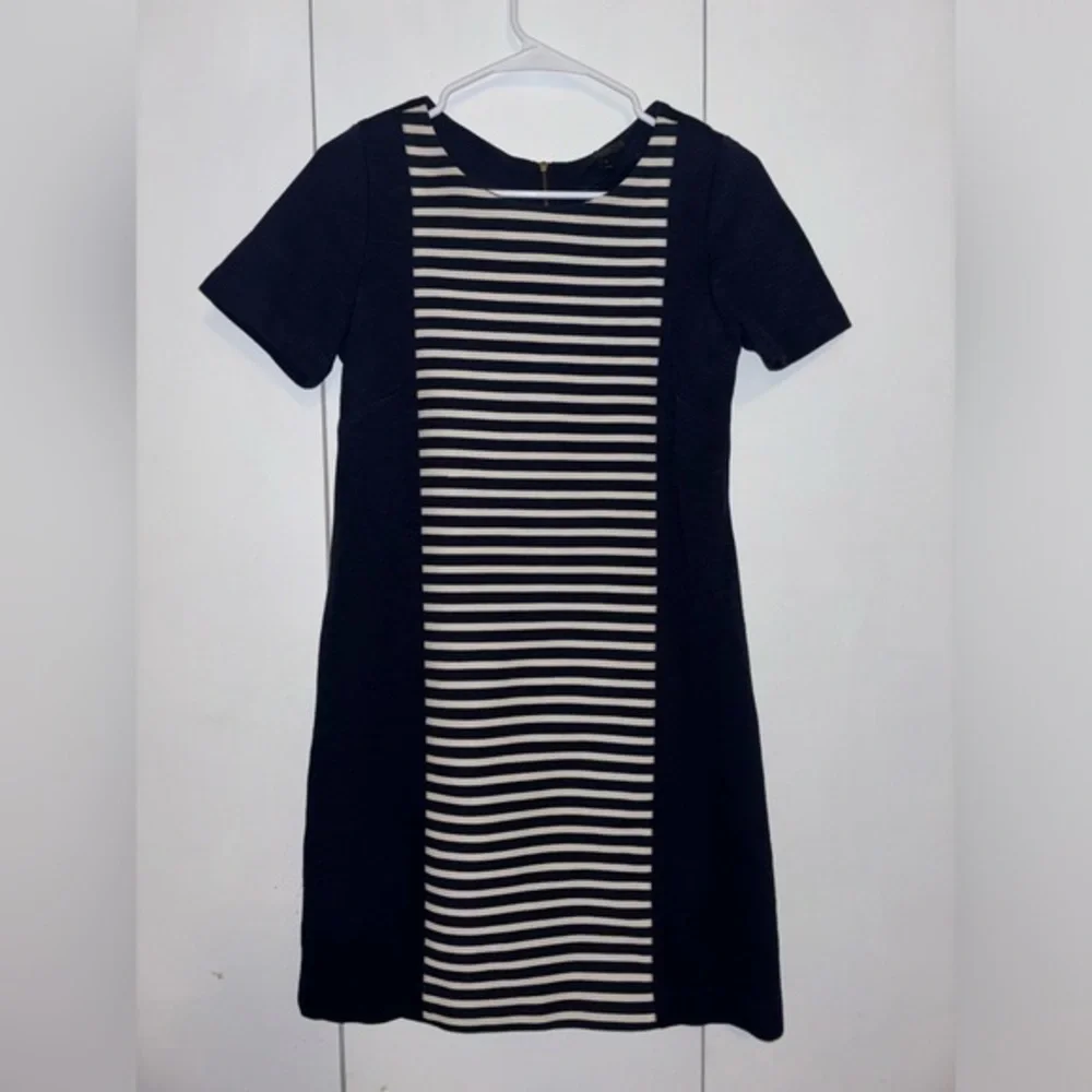 J. Crew striped front dress